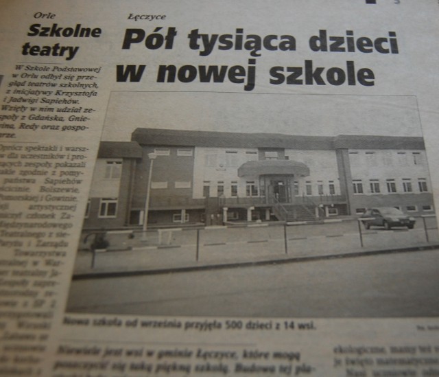 Szkoła w Łęczycach cały czas należy do jednych z najładniejszych w powiecie