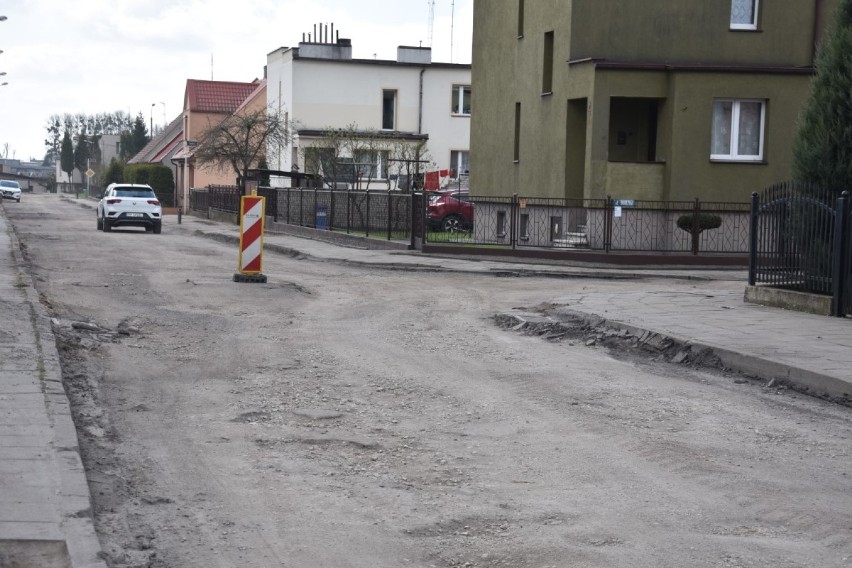 Wągrowiec. Trwa remont ulic Łąkowej i Kretej. Są utrudnienia w ruchu! 