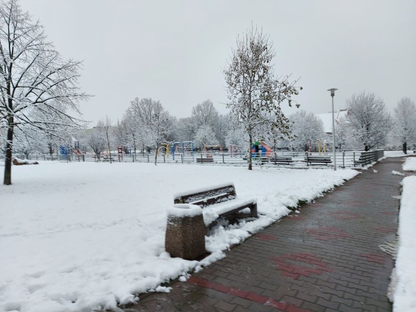Pierwszy śnieg w Łodzi - 27.11.2021