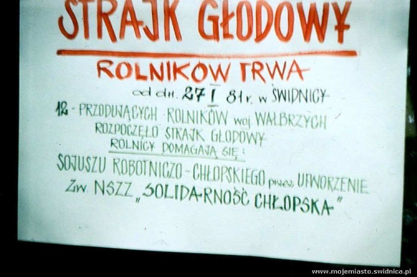 13 grudnia 2021 40 rocznica stanu wojennego. Zobacz, jak tworzyła się Solidarność w Świdnicy (ZDJĘCIA)