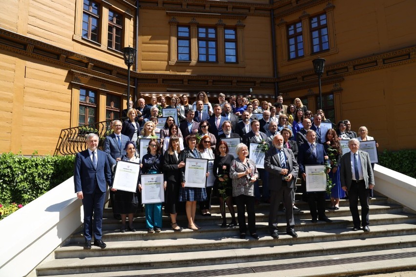 Uroczystość wręczenia nagród w Pałacu Myśliwskim Książąt Radziwiłłów w Antoninie