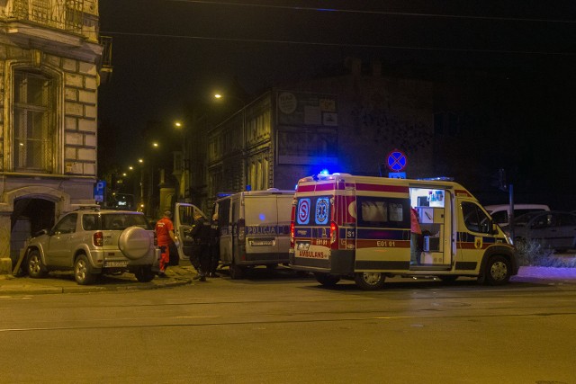 Wypadek na skrzyżowaniu Wólczańskiej i Zielonej