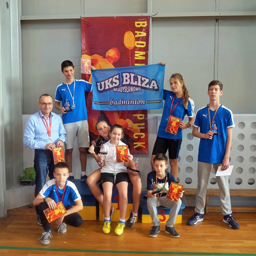 UKS Bliza Władysławowo na Badminton Cup Puck 2018