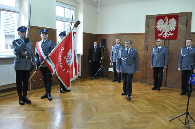 Uroczystość mianowania mł. insp. Zbigniewa Rogali na komendanta Komendy Powiatowej Policji w Śremie - 27 marca 2014