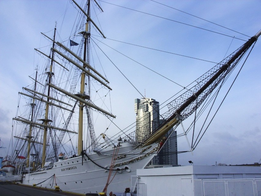 Dar Pomorza, największy polski statek muzeum.