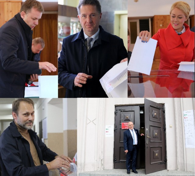 Wybory samorzadowe w Piotrkowie. Tak głosowali kandydaci na prezydenta miasta