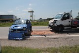 Wypadek Oświęcim: zderzenie dwóch samochodów, ranne dwie osoby