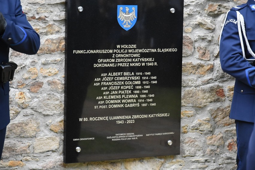 19 września, została odsłonięta tablica upamiętniająca 8 funkcjonariuszy Policji Województwa Śląskiego
