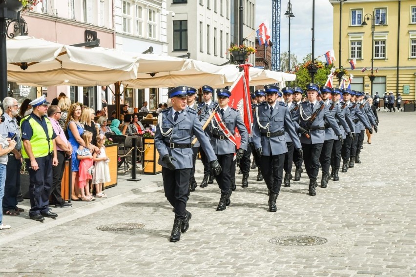 Podczas dzisiejszych Wojewódzkich Obchodów Święta Policji...