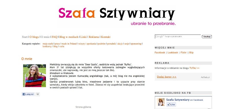 "Szafa Sztywniary": Ryfka, 31 lat, Kraków - Uznawana jest za...