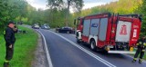 Czołowe zderzenie na DK 35 w Kowalowej. 52-latka trafiła do szpitala