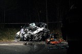 Wypadek pod Aleksandrowem Łódzkim. Zginął 20-letni kierowca mitsubishi