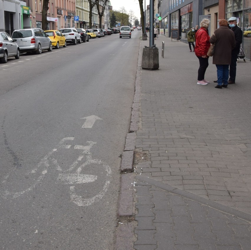 Zagrożenie dla rowerzystów w Stargardzie. Pilnie potrzebne malowanie 