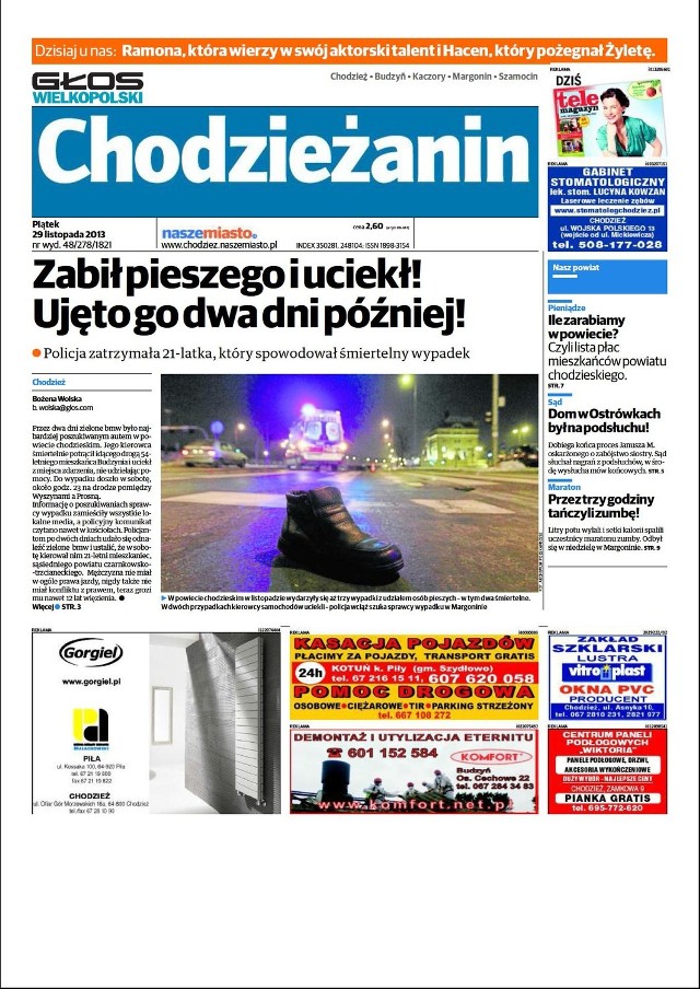 Chodzieżanin: Zobacz co w najnowszym numerze [29 listopada]