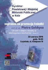 Zaproszenie na spotkanie promujące książkę Piotra Gołdyna