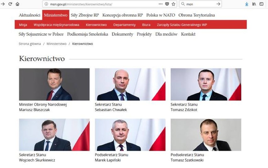 Mariusz Błaszczak jest ministrem obrony narodowej? Nie....