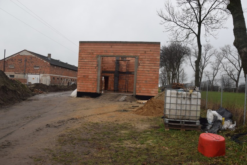 Widać już mury strażnicy OSP w Srocku Wielkim