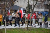 Starogard Gd. Flagi, wspólny marsz i śpiew. Taki był 11.listopada w stolicy Kociewia ZDJĘCIA II/II