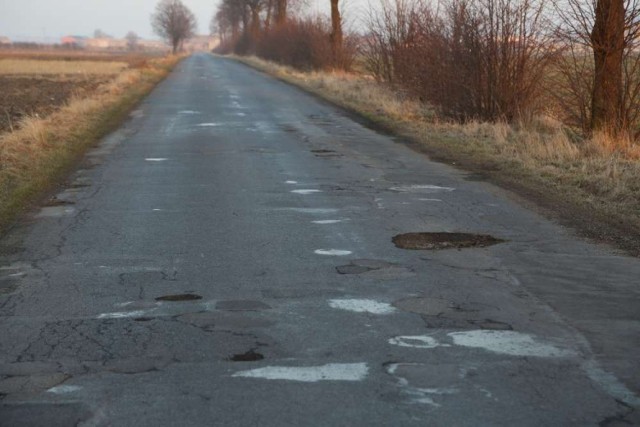 Tak obecnie wygląda droga Wyganki - Witoldów