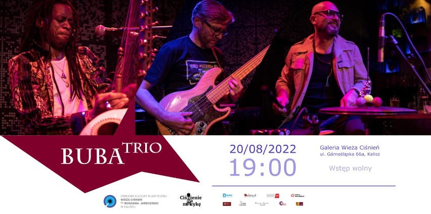 Koncert Buba Trio w Wieży Ciśnień w Kaliszu