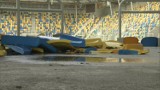 Rozróba po derbach Trójmiasta. Zniszczono 900 krzesełek na gdyńskim stadionie (wideo)