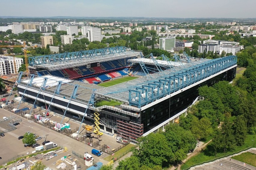 Przebudowa stadionu Wisły Kraków przy ul. Reymonta jest na...