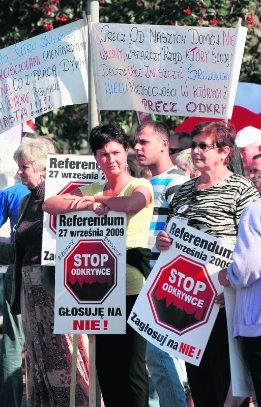 Mieszkańcy regionu legnickiego nie chcą u siebie odkrywki