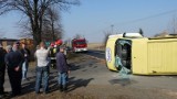Gm. Wieluń: Wypadek na skrzyżowaniu obok tartaku [ZDJĘCIA]