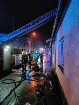 Nocny pożar w Rogoźnie. Rodzina znalazła schronienie u bliskich