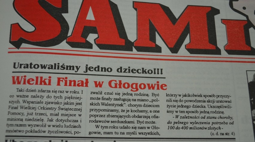 Głogowski finał WOŚP na zdjęciach z 1995 roku!