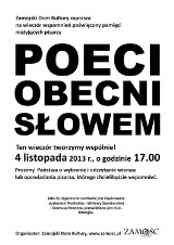 „Poeci obecni słowem” – wieczór wspomnień w Zamojskim Domu Kultury