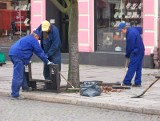 Straż Miejska w Jarocinie prowadzi akcję sprzątania centrum