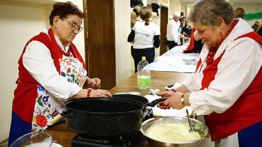 Tak było podczas warsztatów kulinarnych w Biechówku...