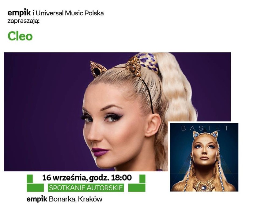 piątek, 16 września 2016, 18:00 
empik (Bonarka), ul....