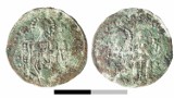 Niezwykle rzadką monetę odkryli kaliscy archeolodzy podczas prac remontowch w kościele franciszkanów [FOTO]