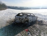 Tajemniczy pożar luksusowego auta w Krakowie. Sprawę bada policja