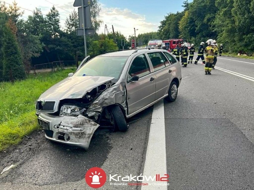 Wypadek w Jerzmanowicach.