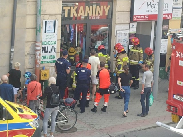 Do zasłabnięcia kobiety doszło w jednym ze sklepów na ul. Lwowskiej