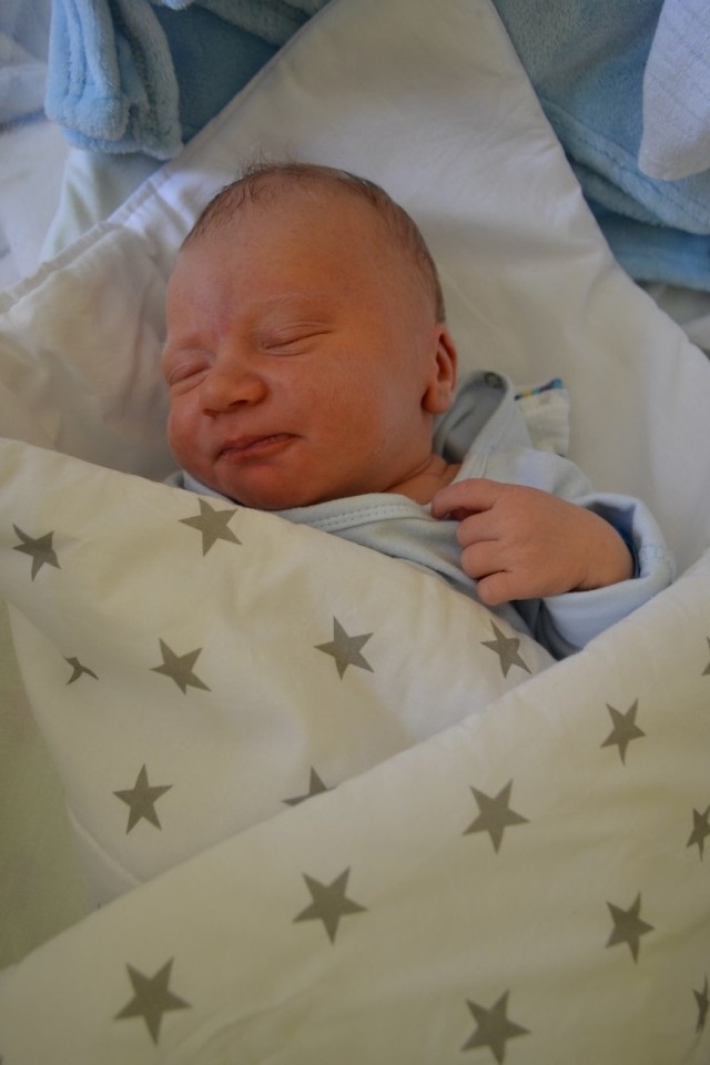 Bartosz Zieliński, 
syn Anity i Kamila z Wyczechowa, 
ur. 3.07.17, godz. 14, 4300 g, 56 cm, 
PCZ Kartuzy