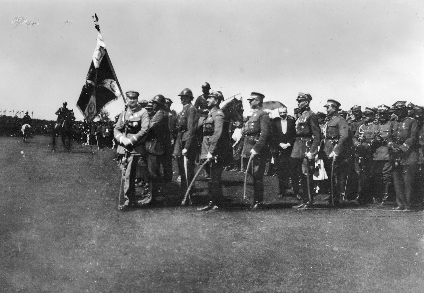 Uroczystości na łęgu tynieckim 15 maja 1921 roku