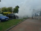 Pożar samochodu na ul. Fredry. Straty około 60 tys. złotych