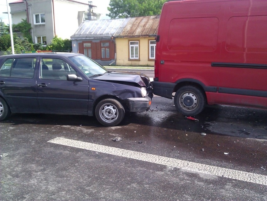 Chełm: Zderzenie sześciu samochodów na Lubelskiej