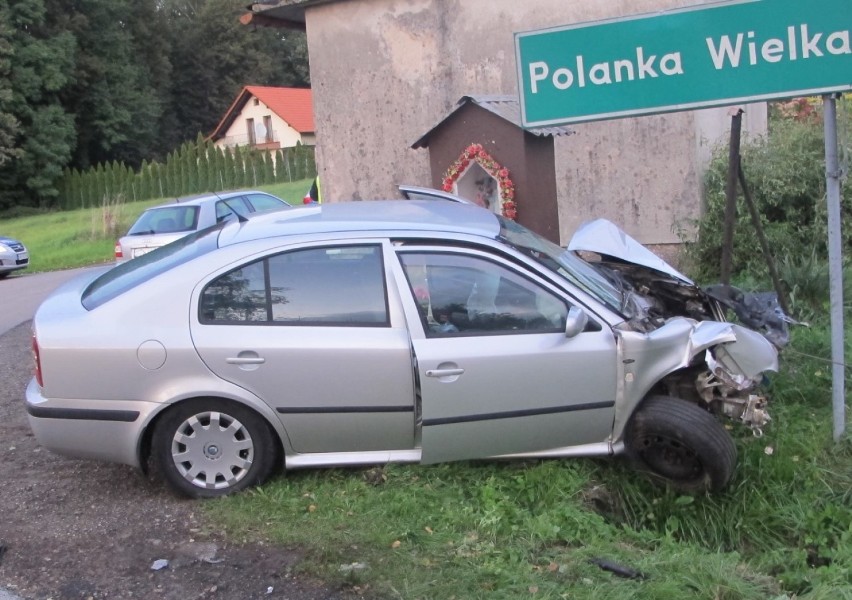 Wypadek w Polance Wielkiej. Ranna 11-letnia dziewczynka