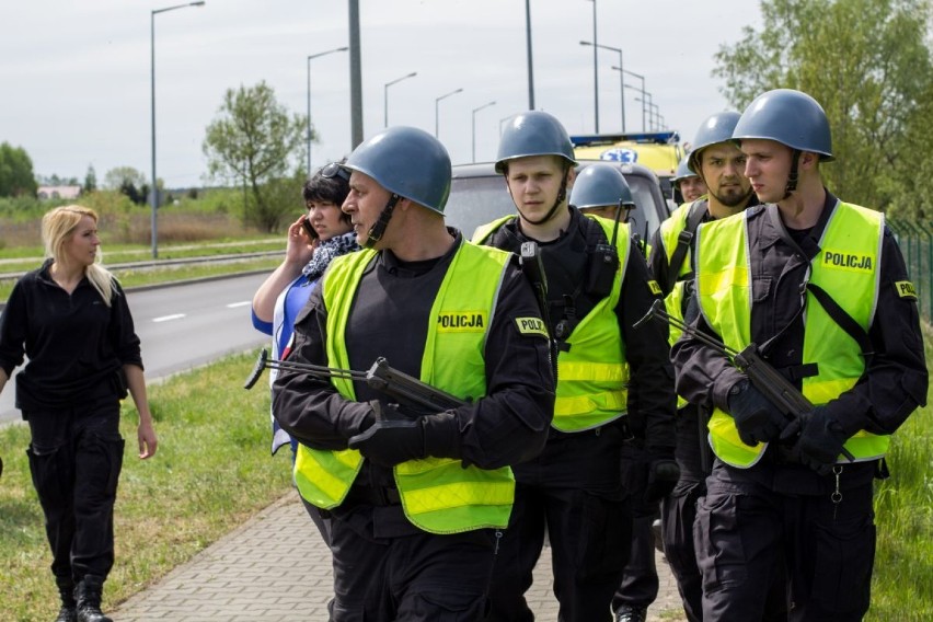 Napad, strzały, wybuchy...Tak ćwiczyli policjanci w Gorzowie [zdjęcia, wideo]