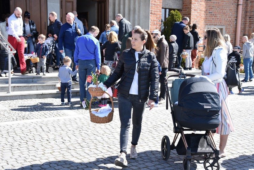 Tradycyjna święconka w  Kościele pw. św. Królowej Jadwigi