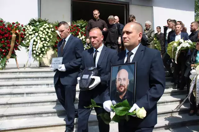 Pogrzeb Adama Zagalskiego, tragicznie zmarłego motocyklisty z Bełchatowa