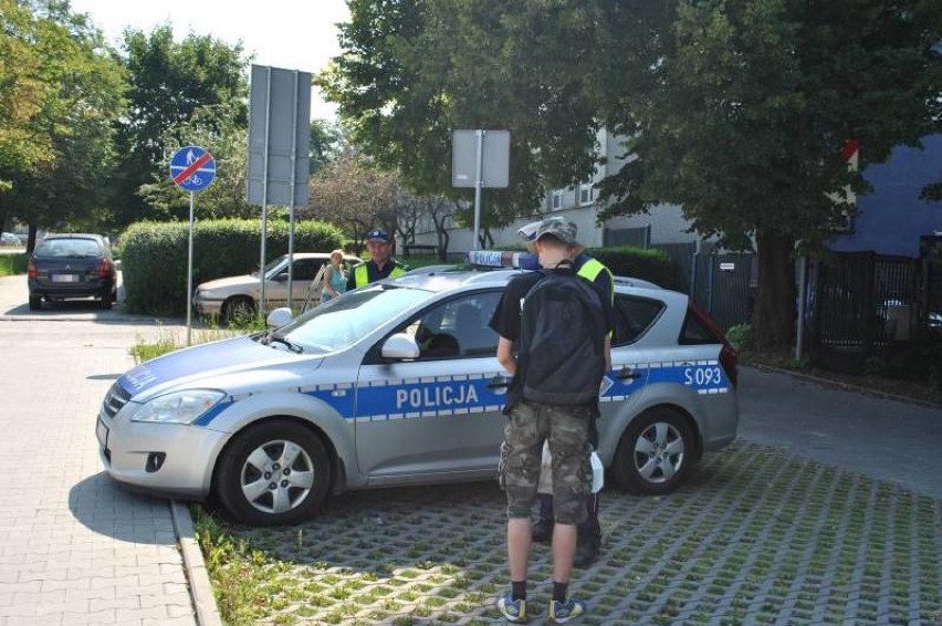 Policjanci z Kielc kontrolowali pieszych i rowerzystów