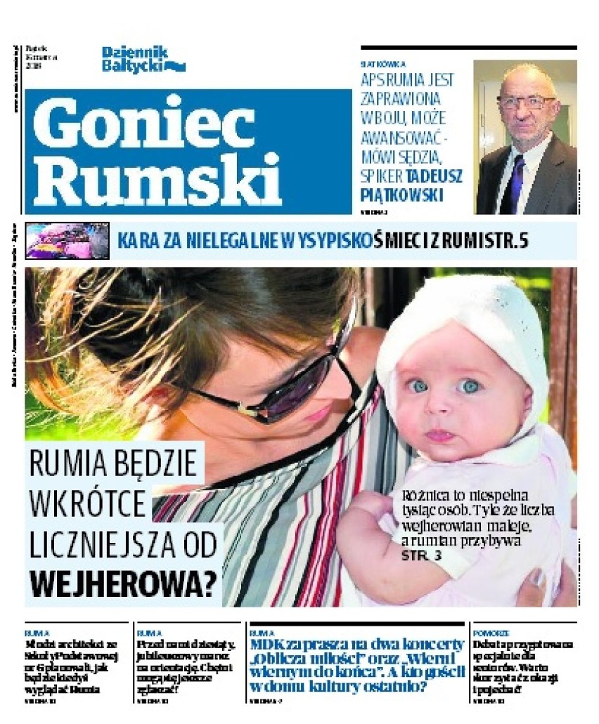 Goniec Rumski: Co jest w dzisiejszym wydaniu gazety? SPRAWDŹ!