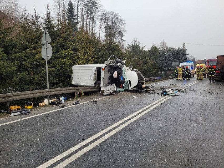 Tragiczny wypadek na drodze krajowej nr 75 w Czchowie, 2...