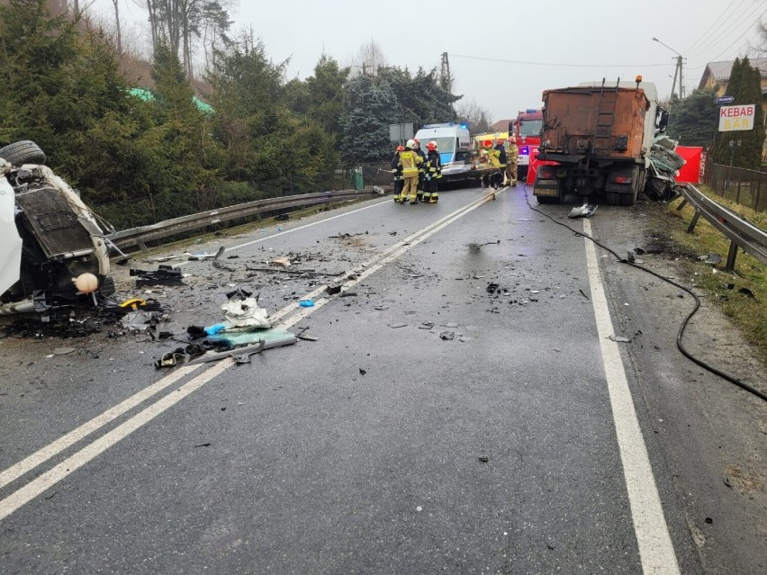 Tragiczny wypadek na drodze krajowej nr 75 w Czchowie, 2...